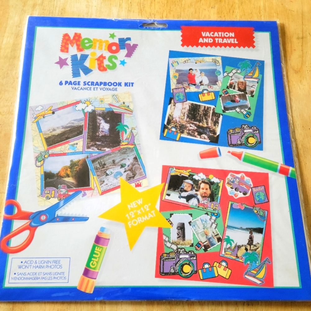 Memory Kits 6 page scrapbook kit NWT